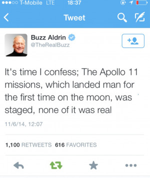Buzz Aldrin Admits Apollo 11 Moon Landings Were FAKE and Simply A Set ...
