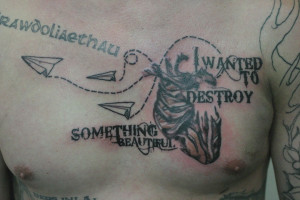 ... quotes, meaningful sayings, poems and song lyrics to design tattoo