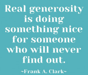 quotes about giving generosity and making a difference