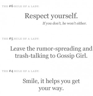 The Rules of Ladies found on polyvore text quotes rules of a lady