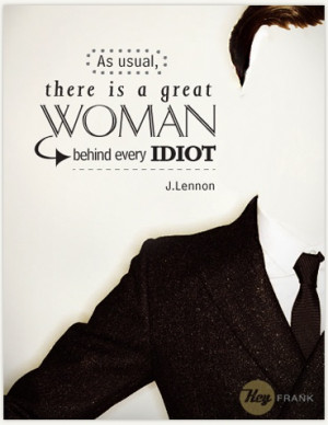 Lennon quote - Hey Frank! #Frases #quotes #Lennon #design