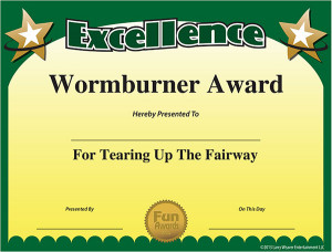 golf awards certificates participation certificate template award ...