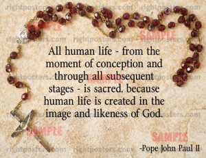 Pope John Paul II Quote Poster