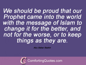 Sayings By Abu Bakar Bashir
