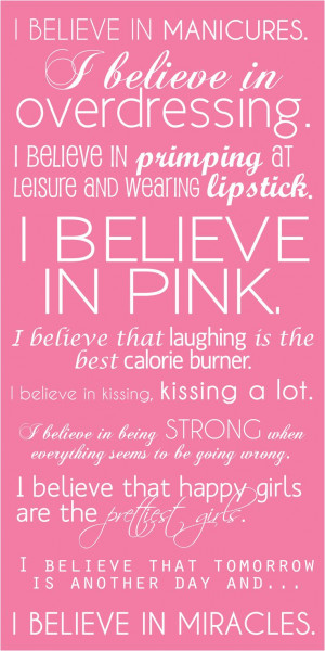 believe in pink. -Audrey Hepburn: Audrey Hepburn Tattoo Quotes ...