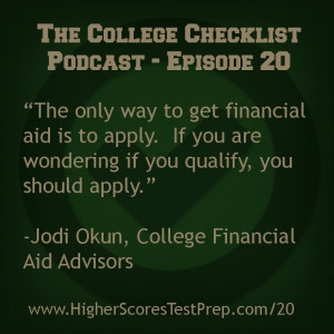 Financial Aid Advice with Jodi Okun