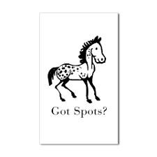 Appaloosa Got Spots Rectangle Sticker for