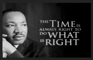The time Martin luther king jr quotes