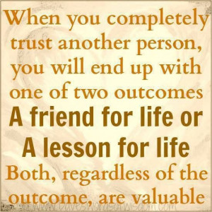 Friends ... Lessons...