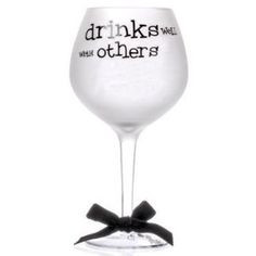 THERAPY Personalized Wine Glass. $10.00, via Etsy.