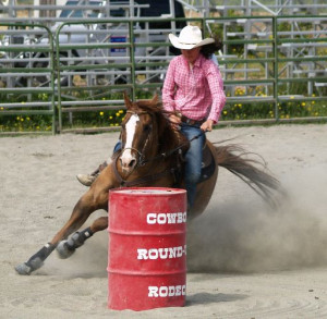 barrel racing is a lot of fun to watch--you don't have to be a country ...