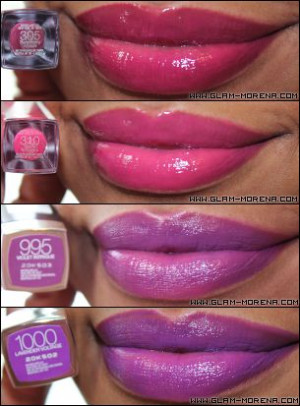 ... lipstick hmmmm ? Violet Intrigue and Lavender Voltage: Heroine
