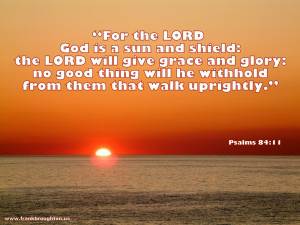 Psalms 84:11 – Sun and Shield Papel de Parede Imagem