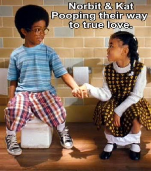 Norbit and Kat Pooping Image