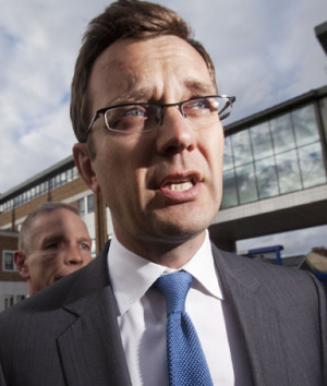 Andy Coulson, the former spokesman for Britain's Prime Minister David ...
