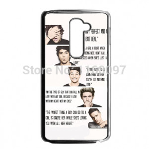 One Direction Band Quotes Niall Zayn Liam Harry Louis TPU Cover Case ...