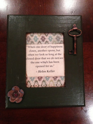 make!! Hand painted wood frame from Michael's ($2.99), printed quote