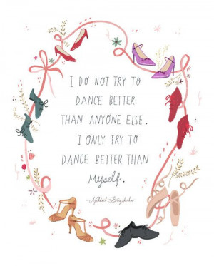 Dance Quote, Dancing art print, illustration by neikoart.etsy.com