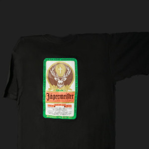 Jagermeister 100% brushed cotton T-shirt, screen printed front and ...