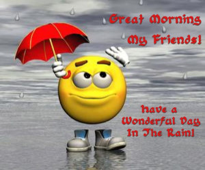 good morning its rainingSmileys Face, Rainy Day, Funny Smileys, Latest ...