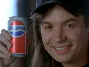 Wayne's World's Humor in Product Placement with Pepsi