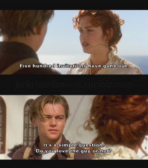 Jack and Rose start making out ] ;D