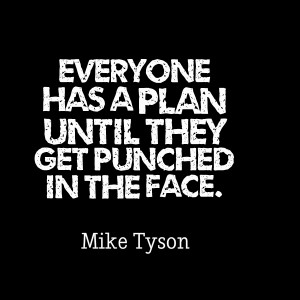 Quotes Picture: everyone has a plan until they get punched in the face
