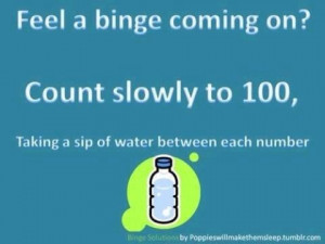 Binge eating is a sudden urge and it’s a strong one. You need a ...