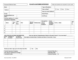 this sample auto quote sheet search engine to look important it auto ...