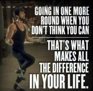 Training Motivation: “Going in one more round when you don’t think ...