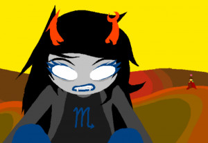 ... popular tags for this image include: scorpio, homestuck and vriska