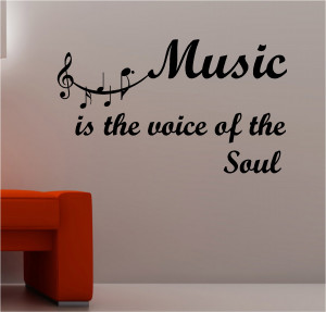 MUSIC IS THE VOICE OF THE SOUL