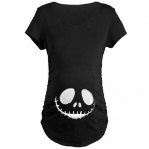 Skeleton Smiling Maternity Dark T-Shirt/ how appropriate... Jack over ...