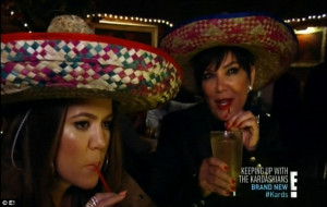Drunken shenanigans: Khloe Kardashian-Odom and her mother Kris Jenner ...