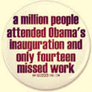 million people attended Obama's inauguration and only fourteen ...