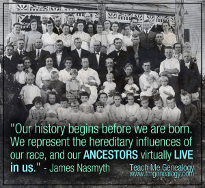 James Nasmyth Quote about Ancestors