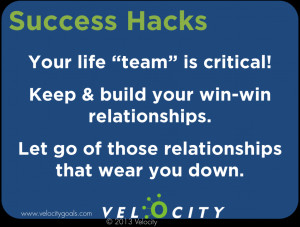 ... -win relationships. Let go of those relationships that wear you down