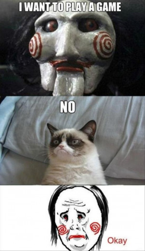 grumpy cat i want to play a game