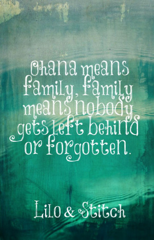Lilo & Stitch quotes, Disney wisdom 