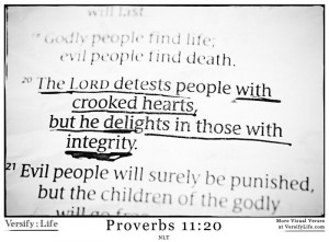 Integrity Bible Verses