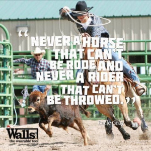 Now that is one tough cowboy!