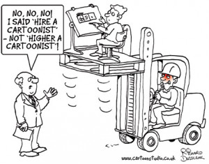 ... Hire a Cartoonist ” with Cartoons Me or “ Hire a Cartoonist