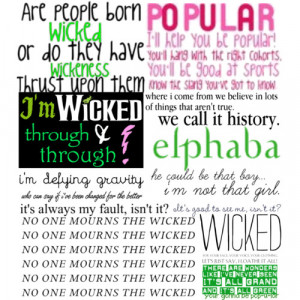 Wicked Quotes - Polyvore