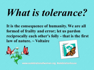 Inspirational Tolerance Quotes About