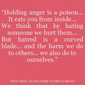 the harm we do to others we also do to ourselves mitch albom the five ...