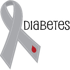 Diabetes Ribbon Personalized