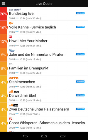 Live TV · Quote & Live Streams - screenshot