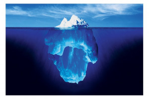 De la punta del iceberg al glaciar → iceberg