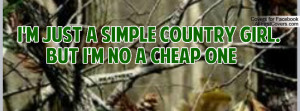 Simple Country Girl Profile Facebook Covers