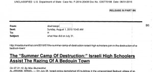 ... , thanks to his well-connected father, in Hillary Clinton's inbox